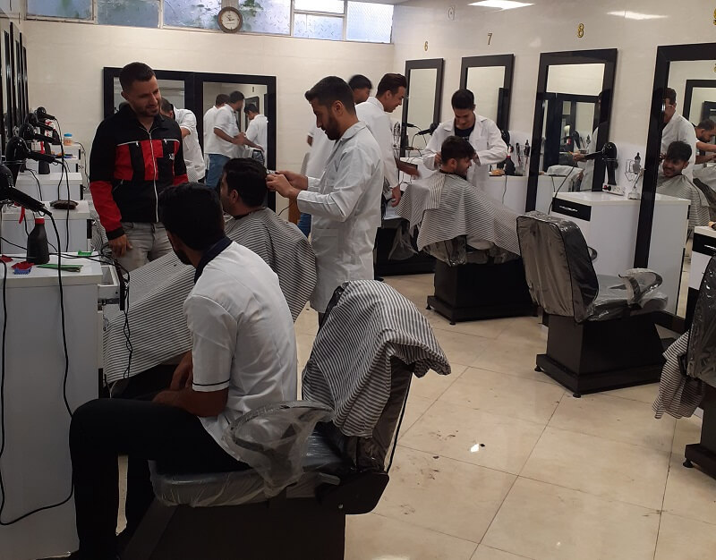 آموزش آرایشگری مردانه در دارالفنون